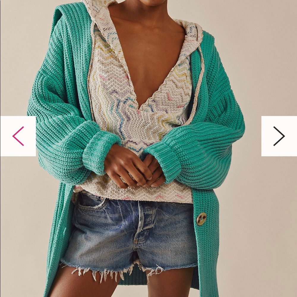 *BRAND NEW, NEVER WORN, TAGS ATTACHED* Free People Swim Too Deep Cardi